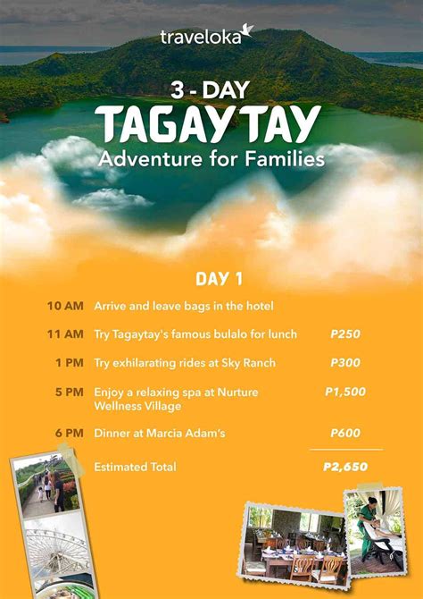 tagaytay tour package for 1 day